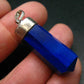 Lapis Lazuli Silver Pendant From Afghanistan - 1.9" - 11.19 Grams