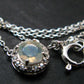 Precious Opal Sterling Silver Pendant With Chain from Ethiopia - 1.82 Grams