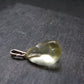 Gem Libyan Desert Glass Tektite Pendant Sterling Silver from Libya - 1.0" - 2.3 Grams