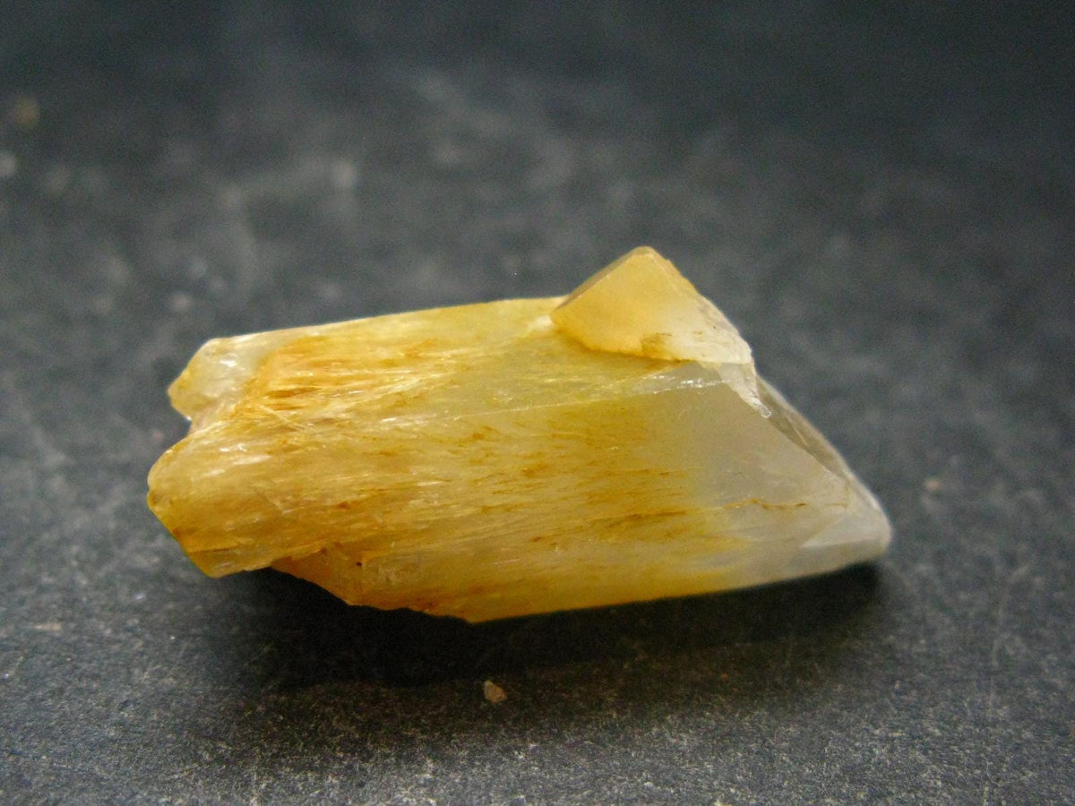 Rare Mango Quartz w/ Hallyosite Crystal From Colombia - 1.2" - 6.35 Grams