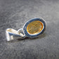 Imperial Topaz Crystal Silver Pendant from Brazil - 0.7" - 2.26 Grams