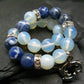 Opalite & Sodalite Genuine Bracelet ~ 7 Inches ~ 8mm Round Beads