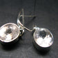 Phenakite Phenacite Silver Earrings From Russia - 3.23 Grams