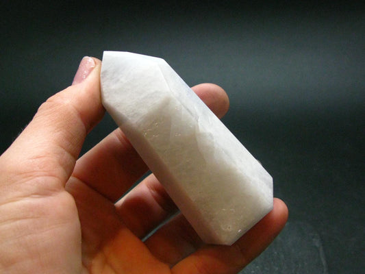 Nice Lilac Amblygonite Obelisk from Brazil - 114.53 Grams - 2.9"