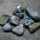 Nice Lot of 10 Benitoite Tumbled Crystals From California USA - 7.72 Carats