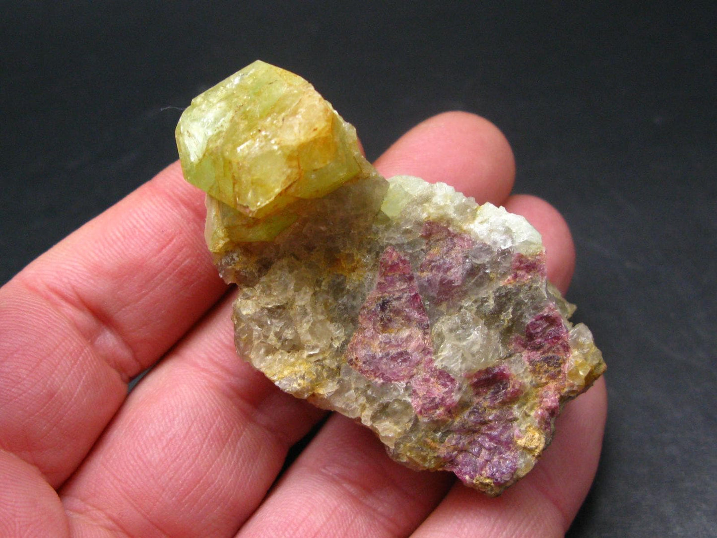 Rhodizite Rhodozite Cluster From Madagascar - 56.80 Grams - 2.5"