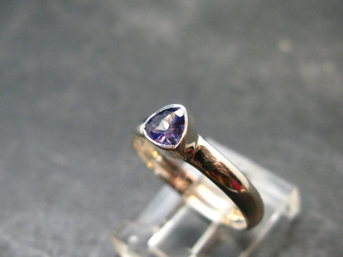 Tanzanite (Zoisite) Sterling Silver Ring - 1.70 Grams - Size 7