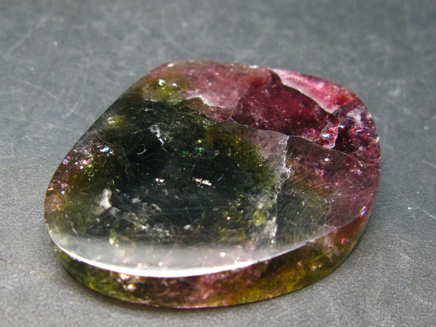 Rare Watermelon Tourmaline Crystal Slice From Brazil - 93.29 Carats