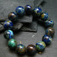 Azurite Genuine Bracelet ~ 7 Inches ~ 14mm Round Beads