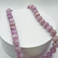 Natural Kunzite Necklace | Pink Kunzite Beads | Heart Healing Crystal | Calming & Feminine Energy