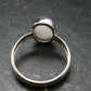 Natrolite Silver Cabochon Ring From Russia - 2.47 Grams - Size 8.0