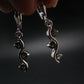 Moldavite Tektite Silver Earrings from Czech Republic - 2.68 Grams