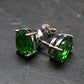 Helenite Gaia Stone Gem Sterling Silver Earrings From Washington - 3.0 Carats
