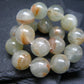 Lemurian Aquatine Calcite Genuine Bracelet ~ 7 Inches ~ 12mm Round Beads