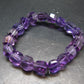 AAA Grade Amethyst Gem Genuine Bracelet ~ 7 Inches ~ 12mm Facetted Beads