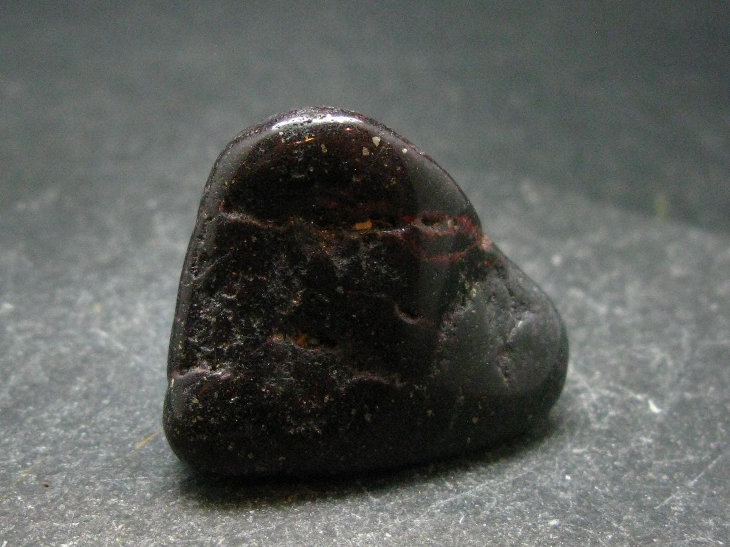 Red Cinnabar Cinabar Tumbled Piece From Spain - 29.21 Grams - 1.2"