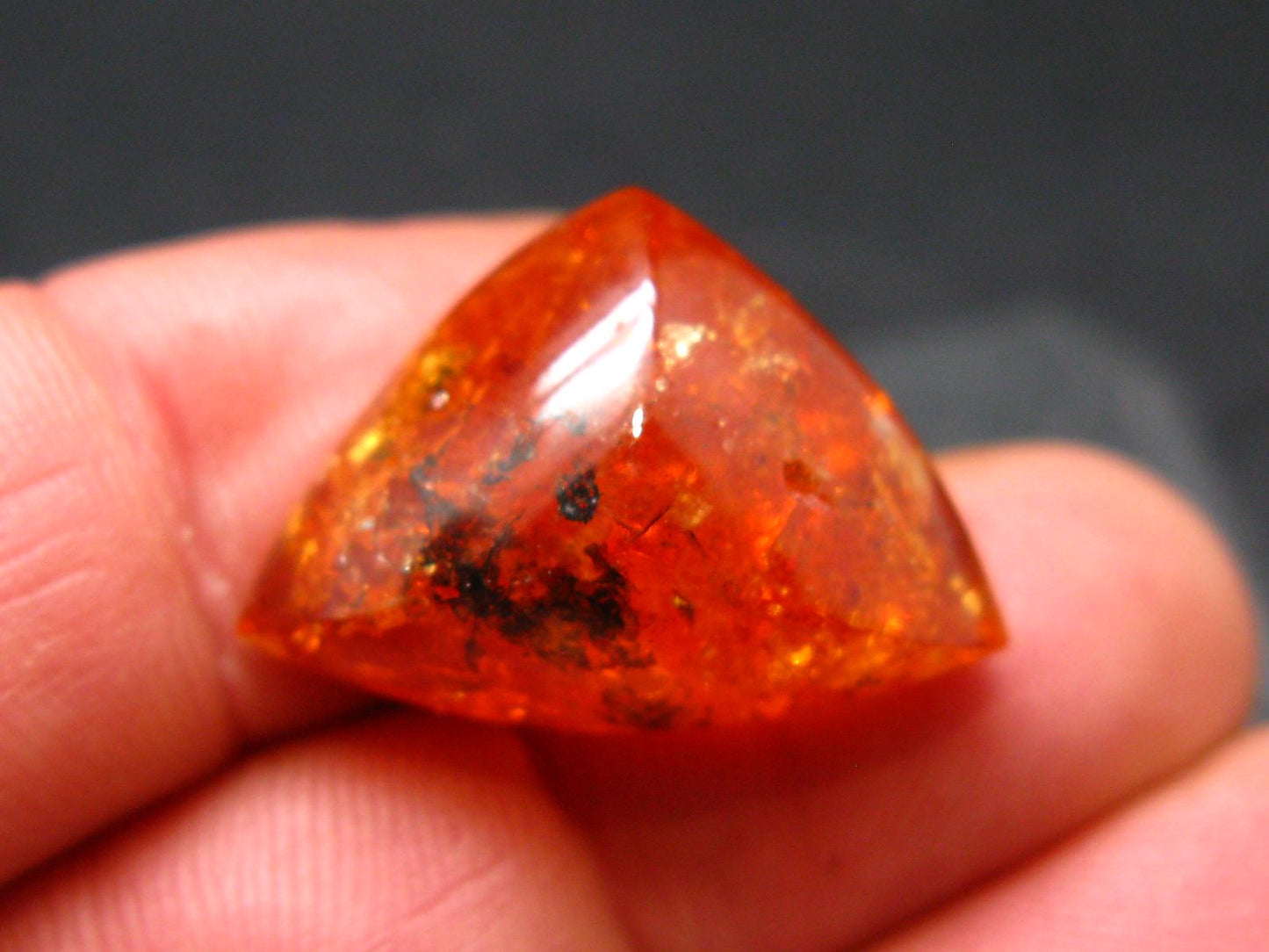 Rare Gem Spessartine Garnet Cabochon From Tanzania - 36.95 Carats - 1.1"