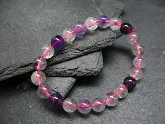 Super 7 Genuine Bracelet ~ 7 Inches ~ 8mm Round Beads