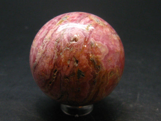 Rhodochrosite Sphere Ball from Argentina - 1.6" - 151.85 Grams