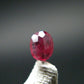 Beautiful Rare Gem Bixbite Red Beryl Emerald Cut Stone From Utah USA - 0.19 Carats - 4.0x3.2mm