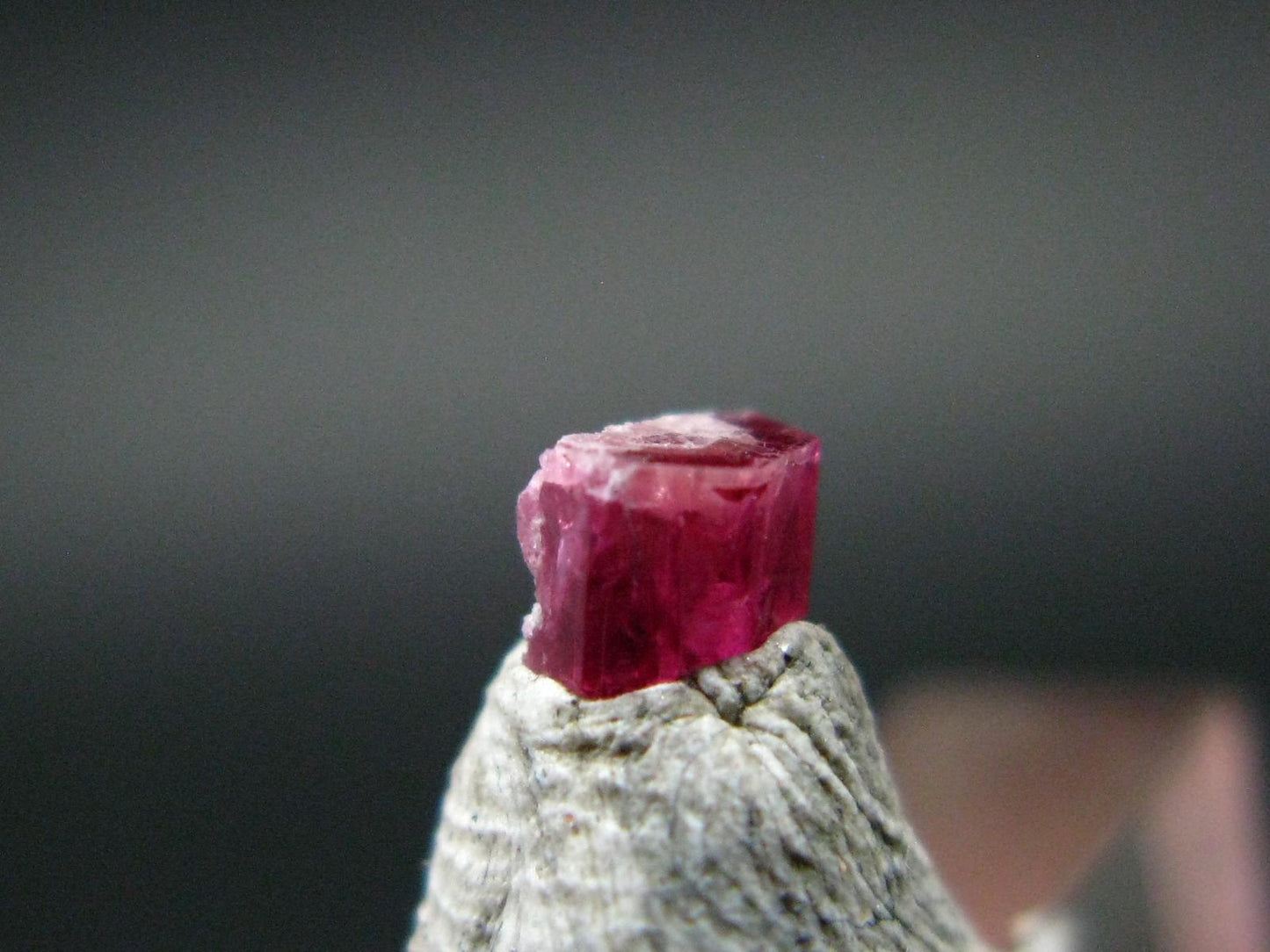 Nice Rare Gem Bixbite Red Emerald Beryl Crystal From Utah USA - 0.26 Carats