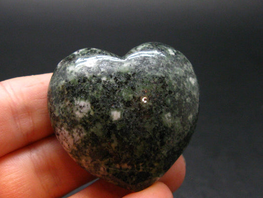 Rare Stonehenge Bluestone Heart From Wales UK - 1.5" - 46.45 Grams