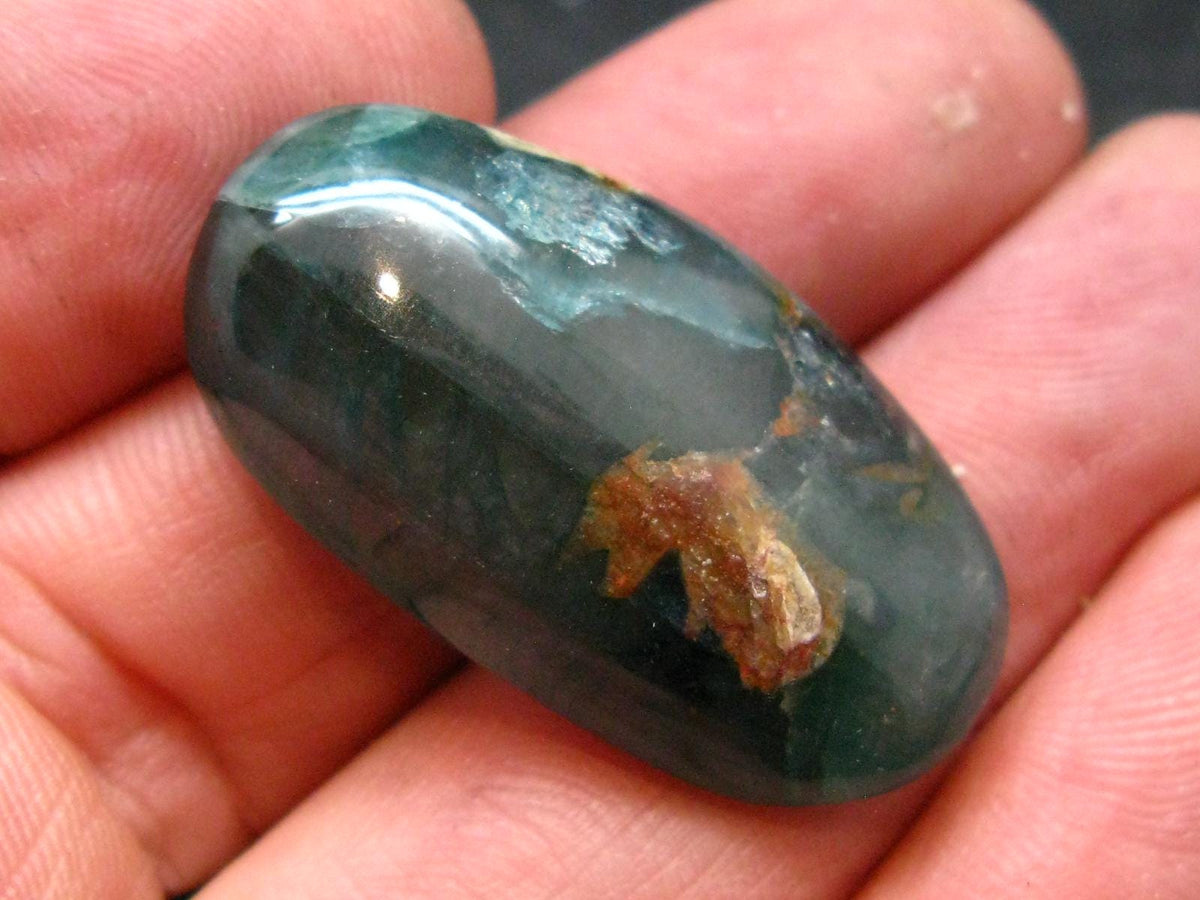 Extremely Rare Tumbled Grandidierite Stone From Madagascar - 1.3" - 41.35 Carats