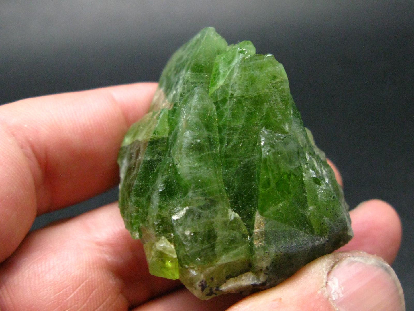 Huge 387 Carat Gem Peridot Olivine Cluster from Pakistan - 1.1"