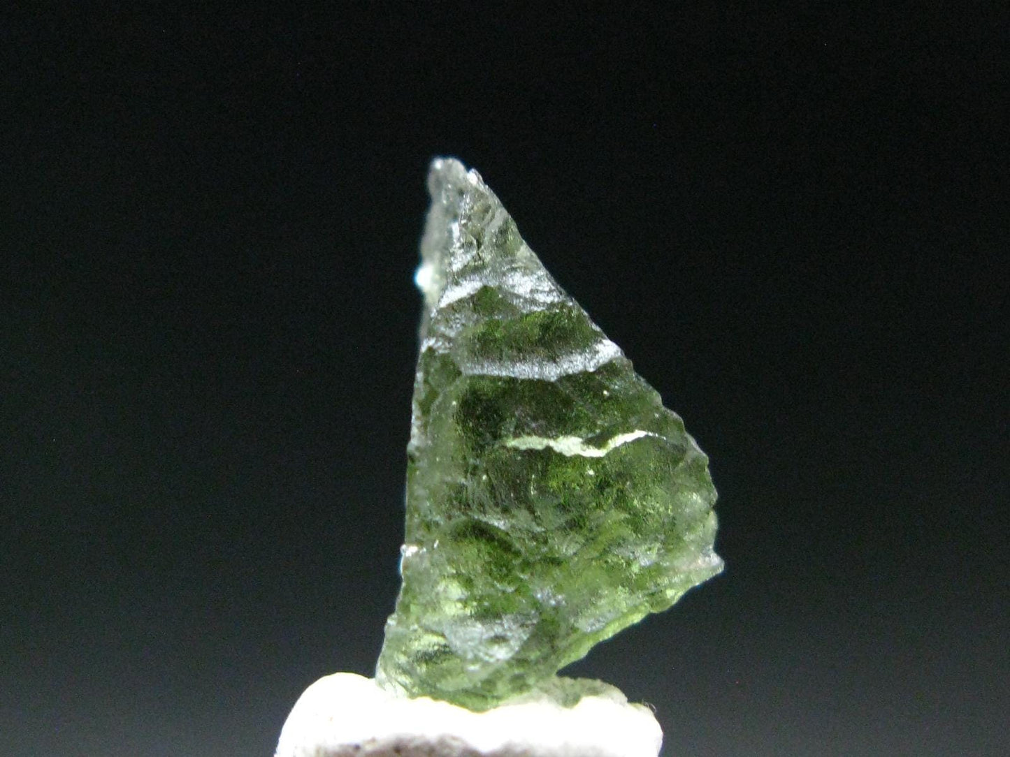 Moldavite Tektite Raw Piece from Czech Republic - 0.6" - 4.3 Carats - 0.86 Grams