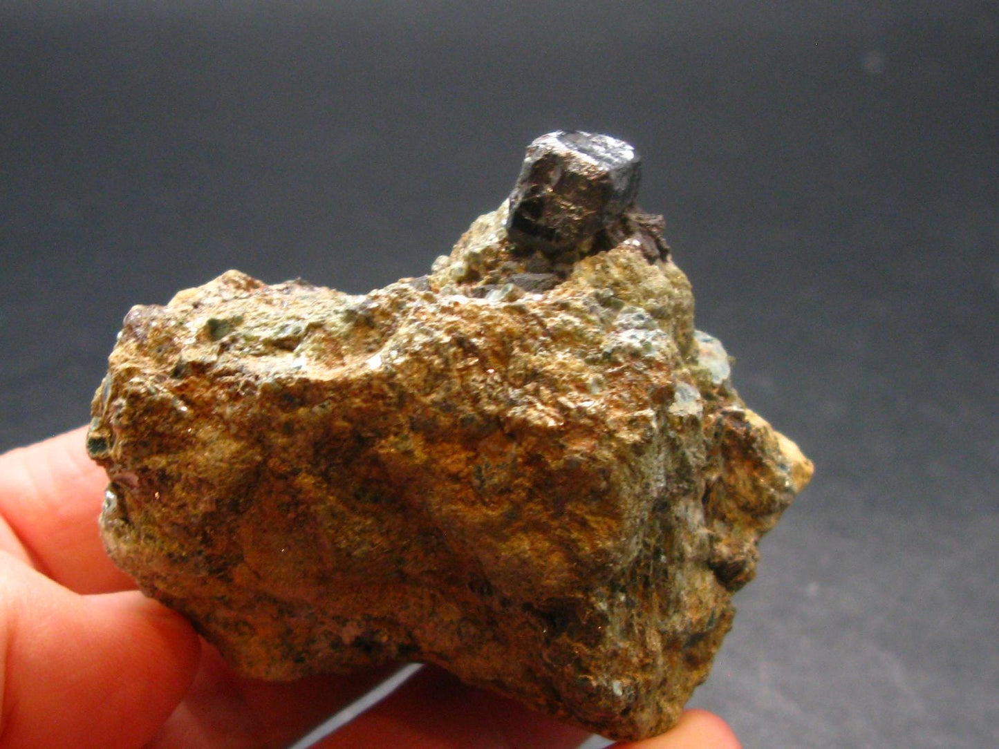 Extremely Rare Perovskite Cluster from Russia - 92.65 Grams - 2.4"