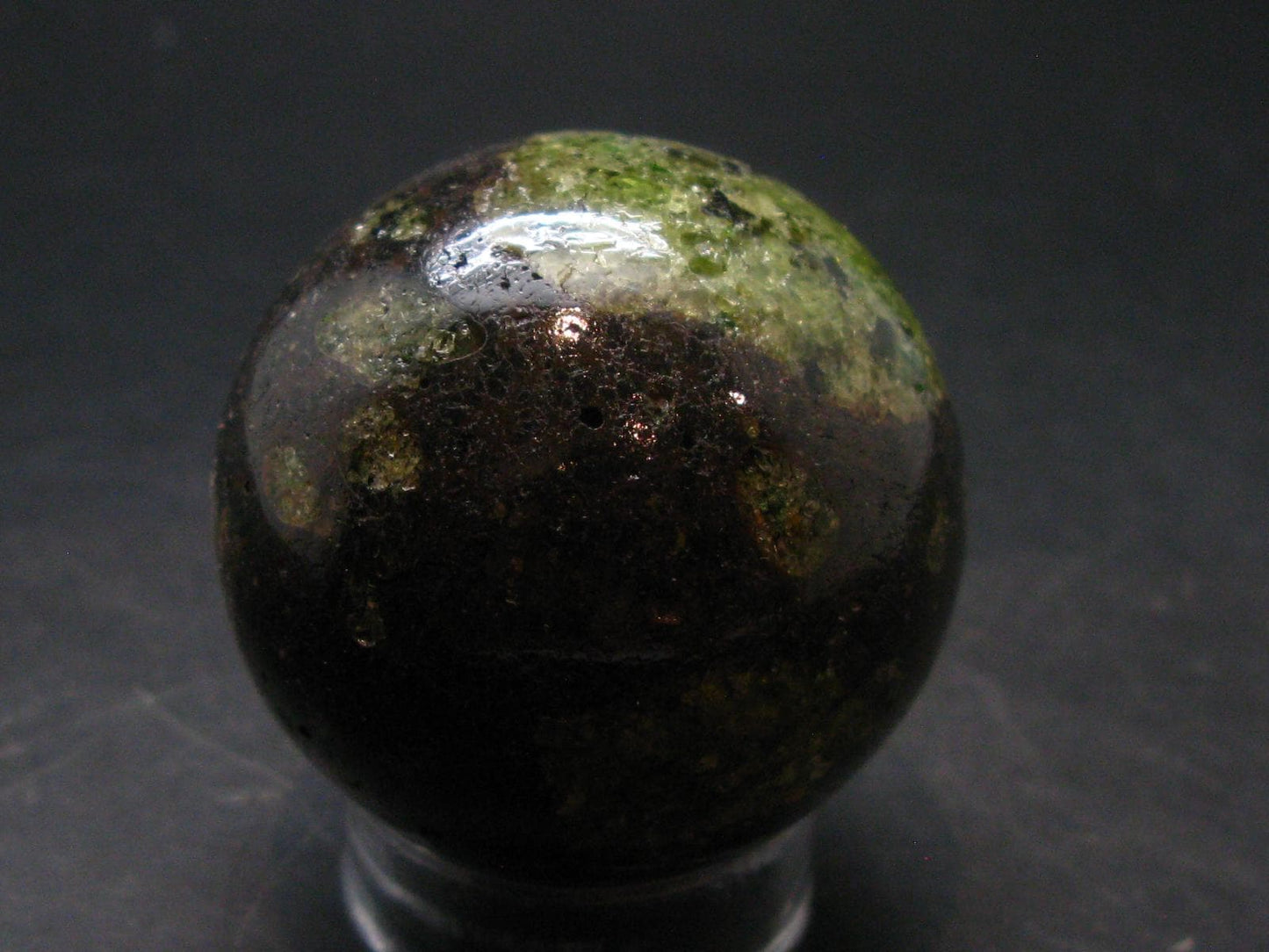 Peridot Olivine Sphere from Arizona, USA - 1.8" - 129.0 Grams