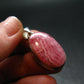 Rhodochrosite Sterling Silver Pendant From Argentina - 1.2" - 6.0 Grams