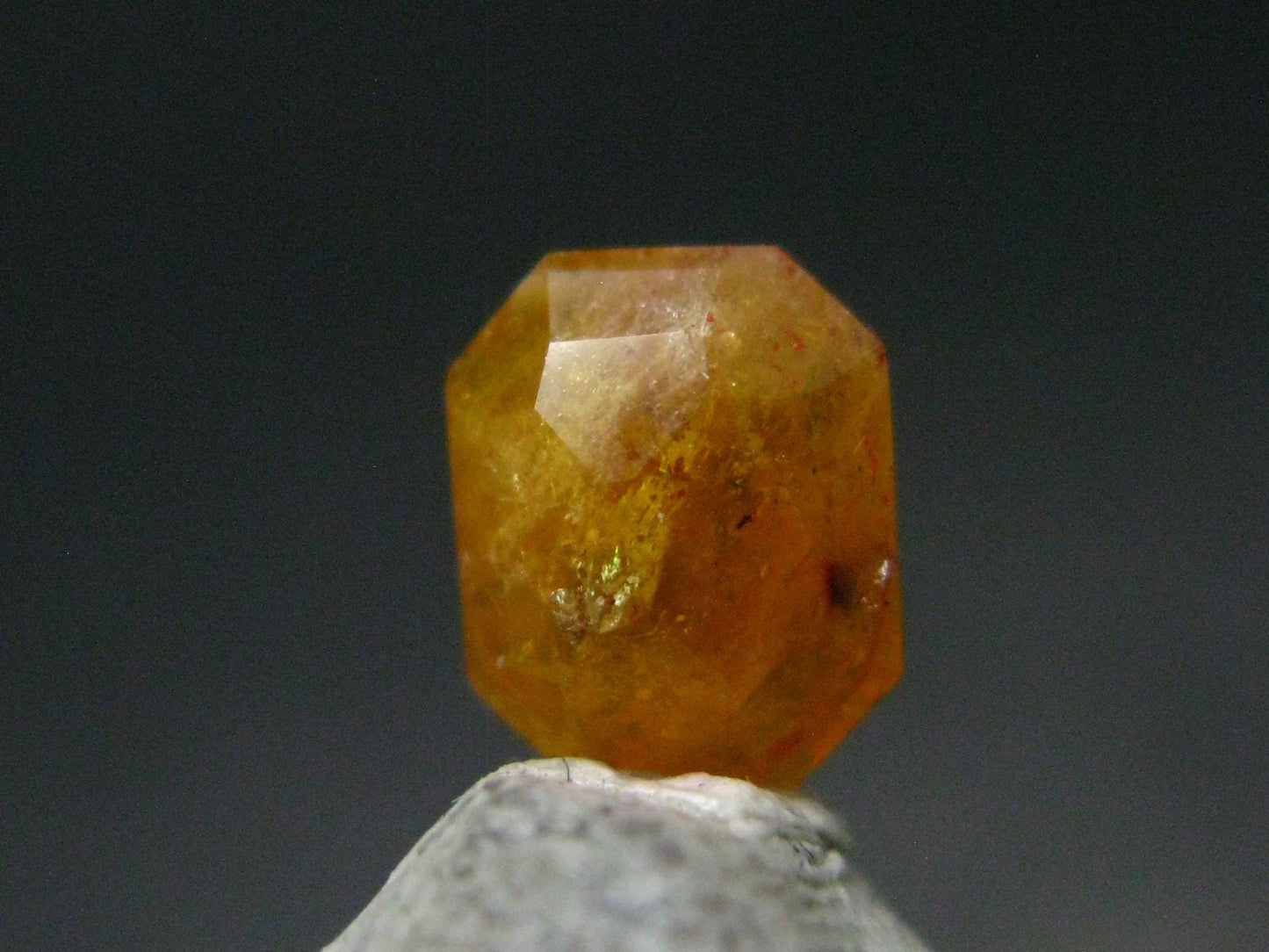 Rare Gem Cancrinite Cut Stone from Canada - 0.94 Carats
