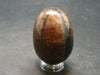 Chiastolite Variety of Andalusite Egg from China - 1.3"