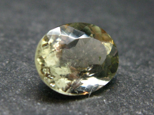 Golden Facetted Herderite Cut Gem From Brazil - 5.59 Carats