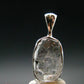 Gray Herderite Silver Pendant from Africa - 0.7" - 1.15 Grams