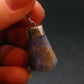 Rare Raw Hackmanite Silver Pendant from Afghanistan - 1.4" - 4.27 Grams