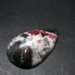 Cinnabar in Dolomite Cabochon from China - 9.24 Grams - 37 x 23 mm