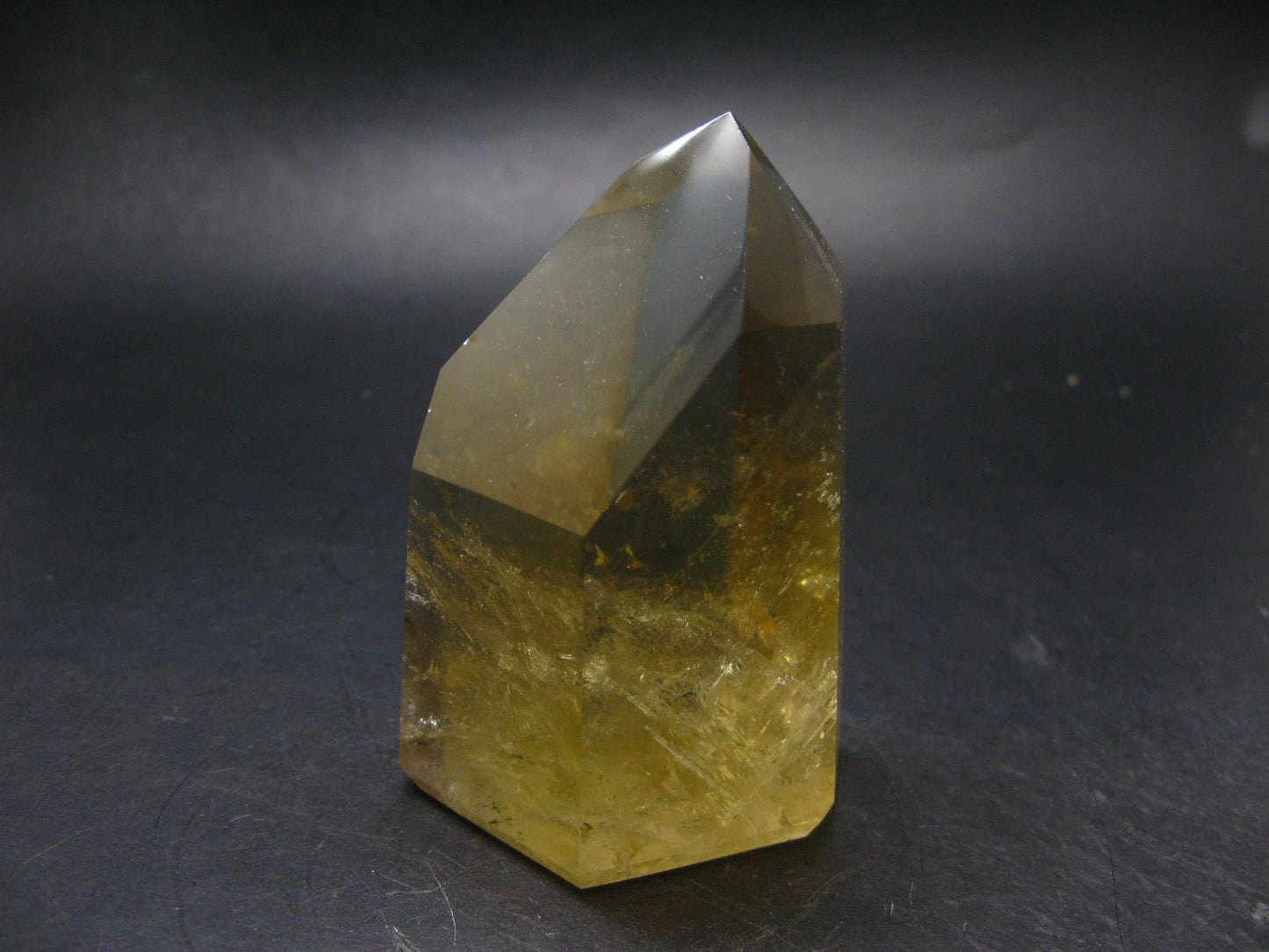Citrine Unheated Polished Crystal From Brazil - 3.6" - 370.48 Grams