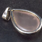 Symbol of Love and Beauty!! Natural Rose Quartz Pendant In 925 Silver From Brazil - 1.3" - 5.3 Grams