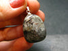 Tumbled Astrophylite Astrophyllite Silver Pendant From Russia - 1.2"