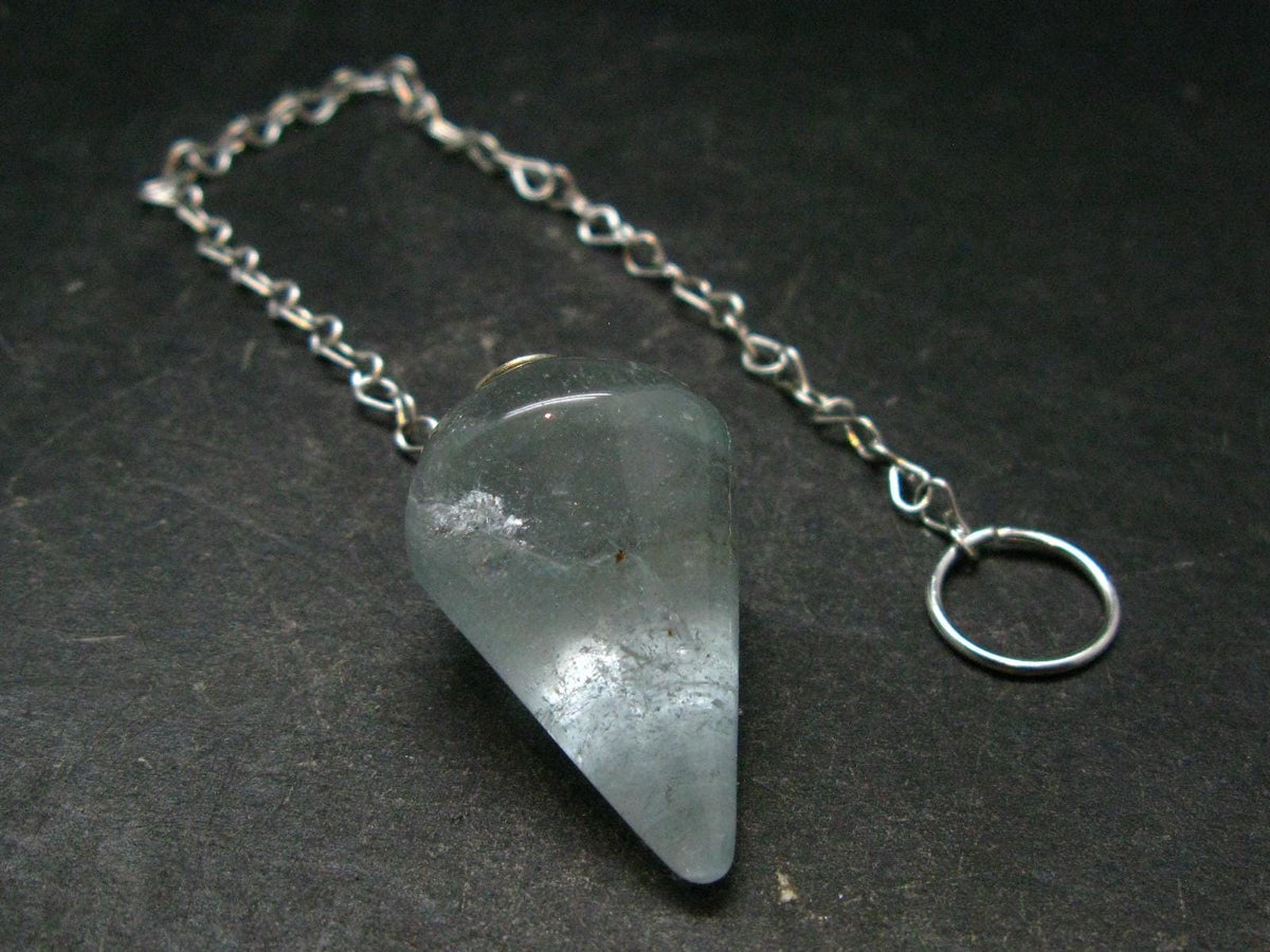 Blue Topaz Pendulum From Brazil - 17.88 Grams