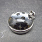 Rare Brahin Meteorite Slice With Olivine Pallasite Silver Pendant from Belarus - 1.2" - 7.5 Grams