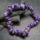 Charoite Genuine Bracelet ~ 7 Inches ~ 10mm Tumbled Beads