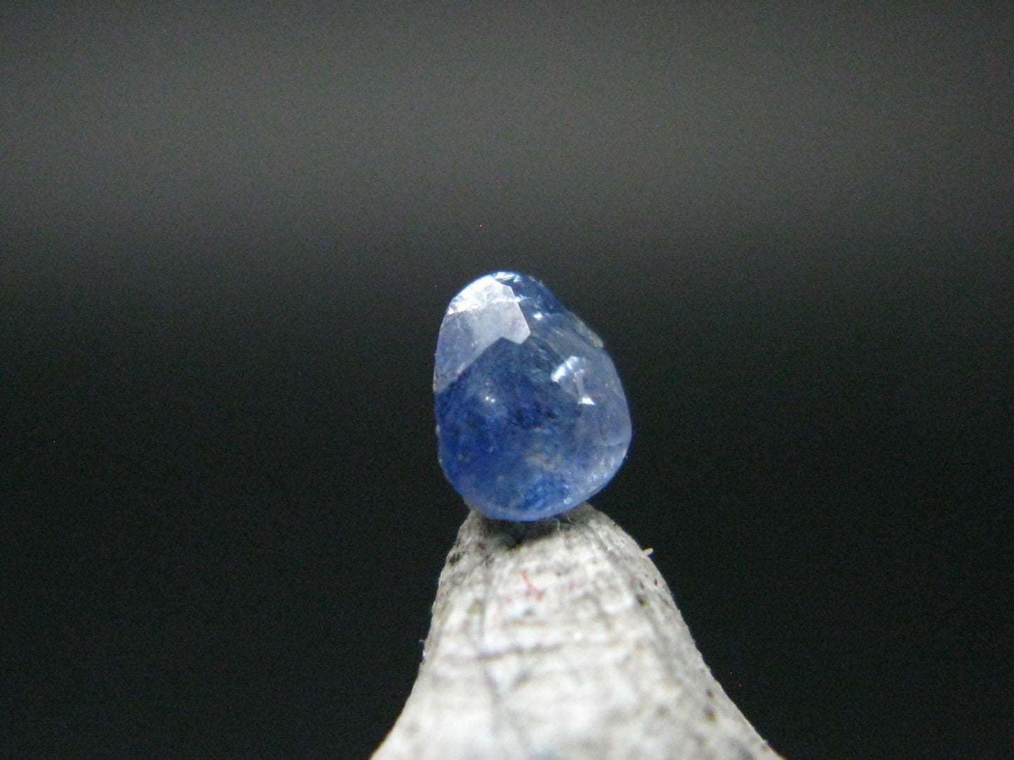 Gem Benitoite Cut Stone From California - 0.20 Carats - 4x3mm