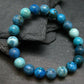 Blue Opal Genuine Bracelet ~ 7 Inches ~ 10mm Round Beads