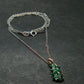 Emerald Silver Pendant W/Chain From Colombia - 2.27 Grams Total