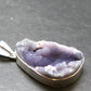Purple Grape Agate Cluster Silver Pendant From Indonesia - 1.7" - 9.22 Grams