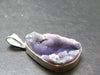 Purple Grape Agate Cluster Silver Pendant From Indonesia - 1.7" - 9.22 Grams