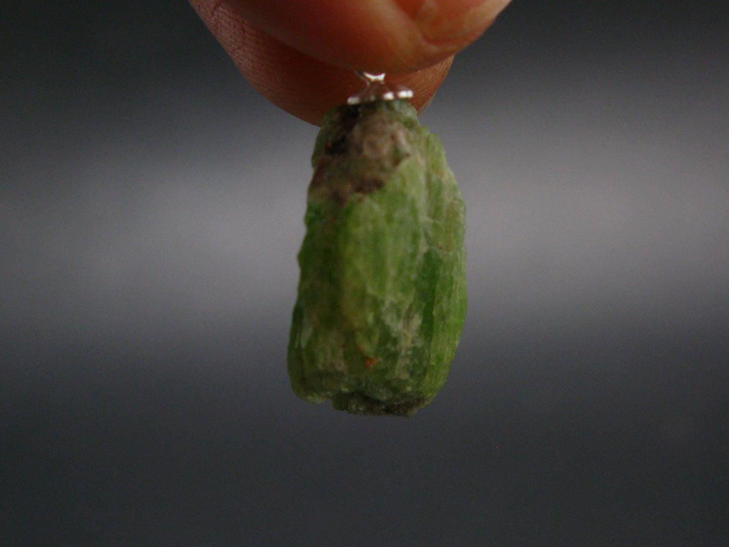 Rare Neon Tremolite Crystal Pendant from Tanzania - 1.0" - 14.40 Carats